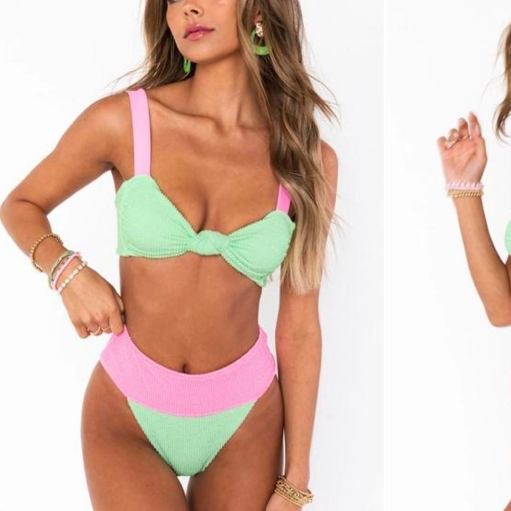 SHOW ME YOUR MUMU HIGH WAISTED BIKINI BOTTOM